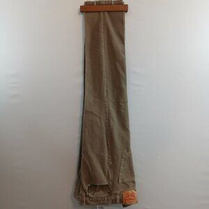 Levis Mens Beige Corduroy Pants Size 32x30 Casual Pre-Owned